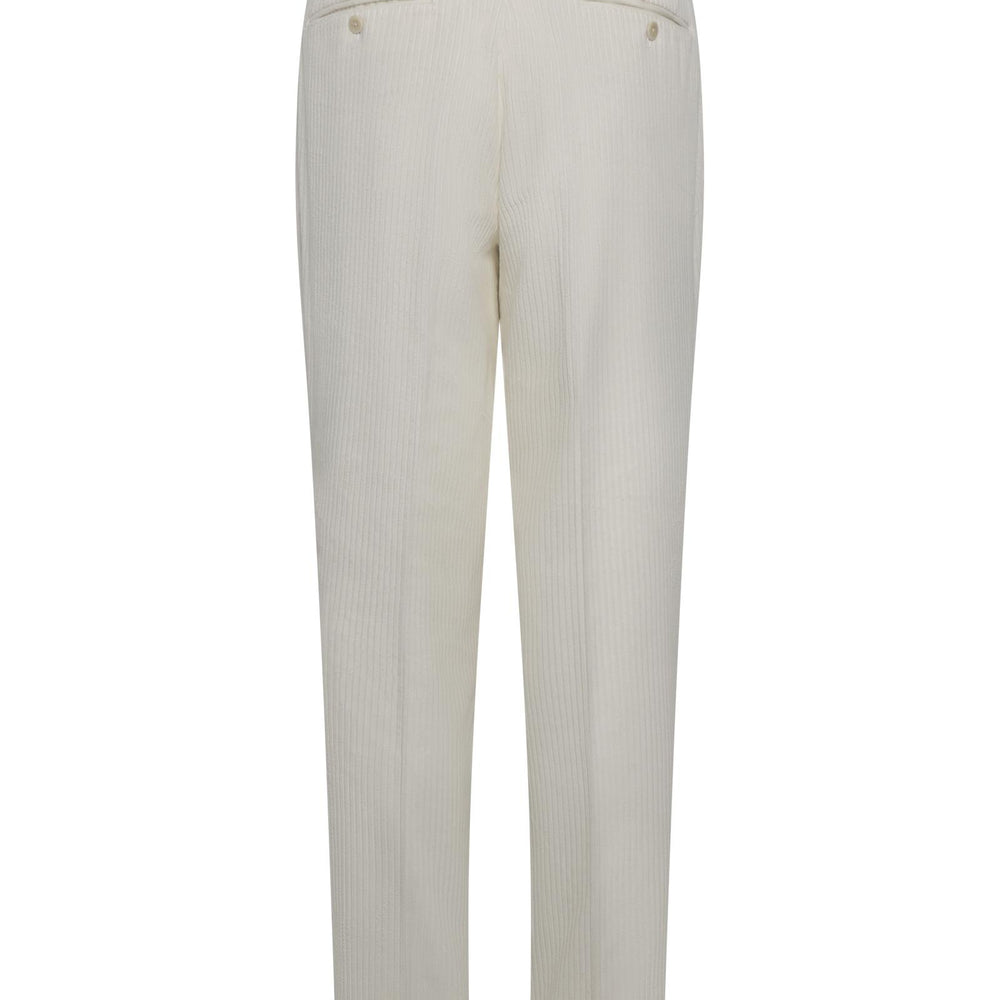 Pantaloni modello Stefano De Martino Franzese Napoli FRW25453 PANNA Franzese Collection Pronta Sartoria 