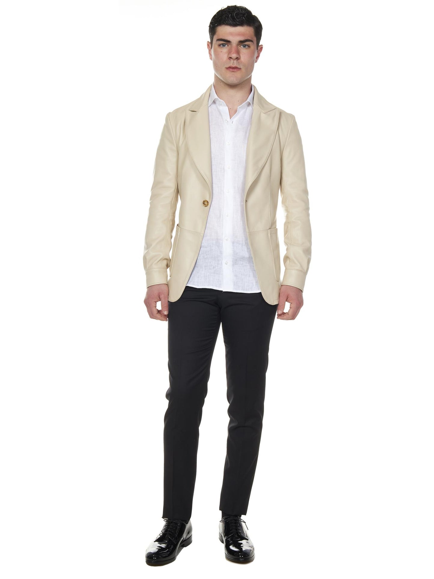 Giacca Gianni Agnelli Franzese Napoli FR01NPA BEIGE Franzese Collection 