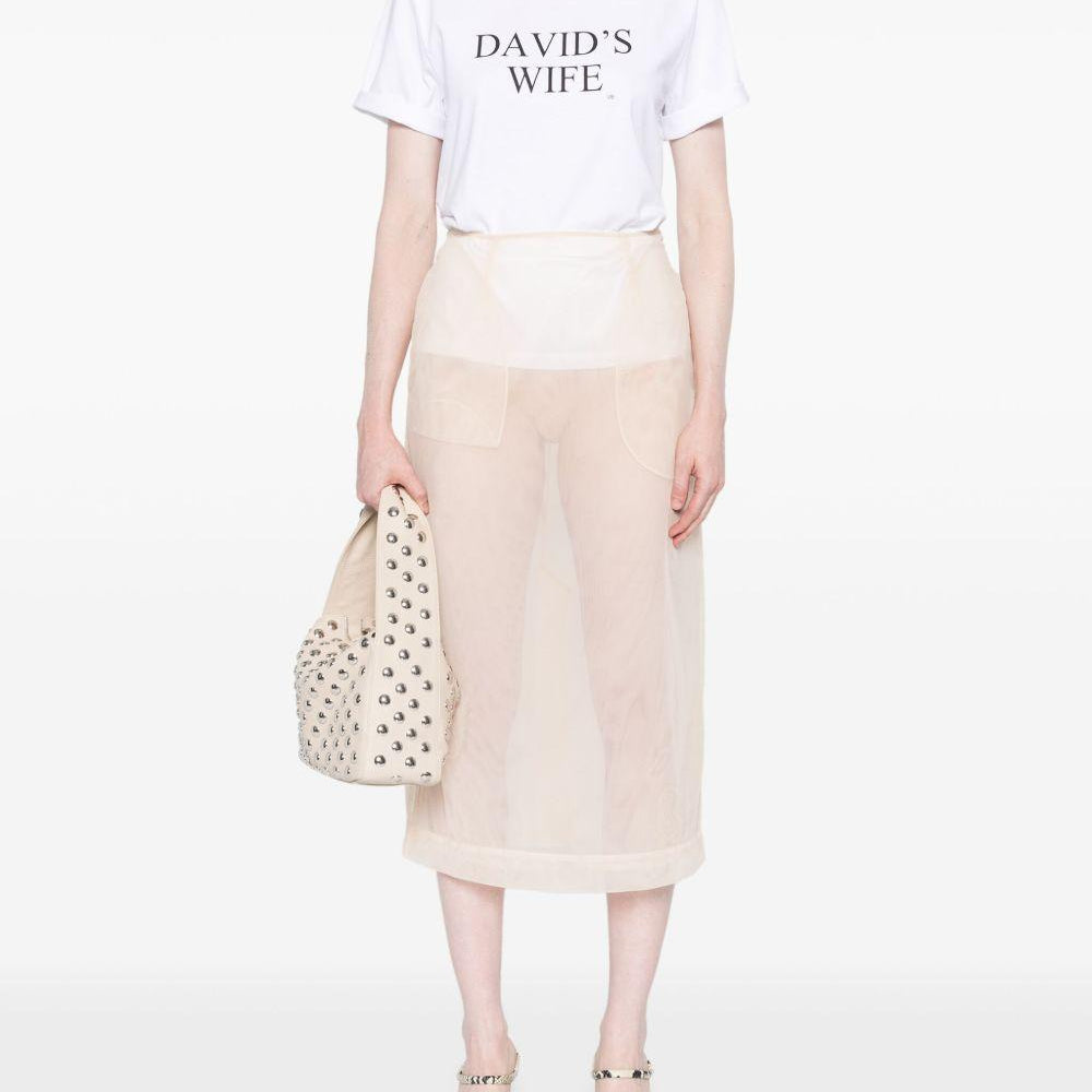 T-shirt Victoria Beckham 1324JTS005886A WHITE Victoria Beckham 