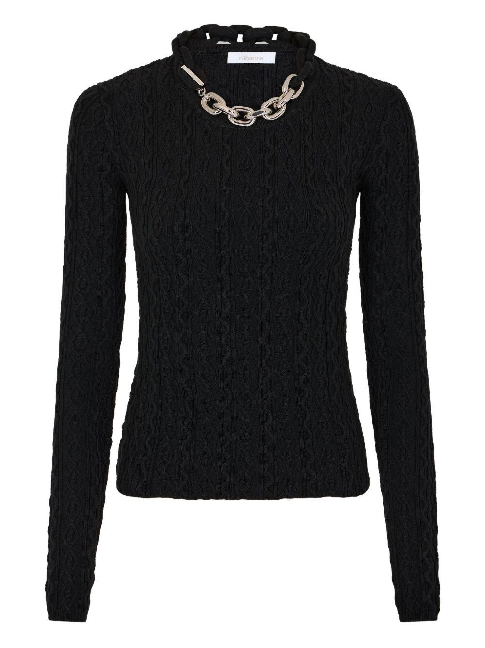 Maglia Rabanne 25AMPU049ML0320 P001 Rabanne 