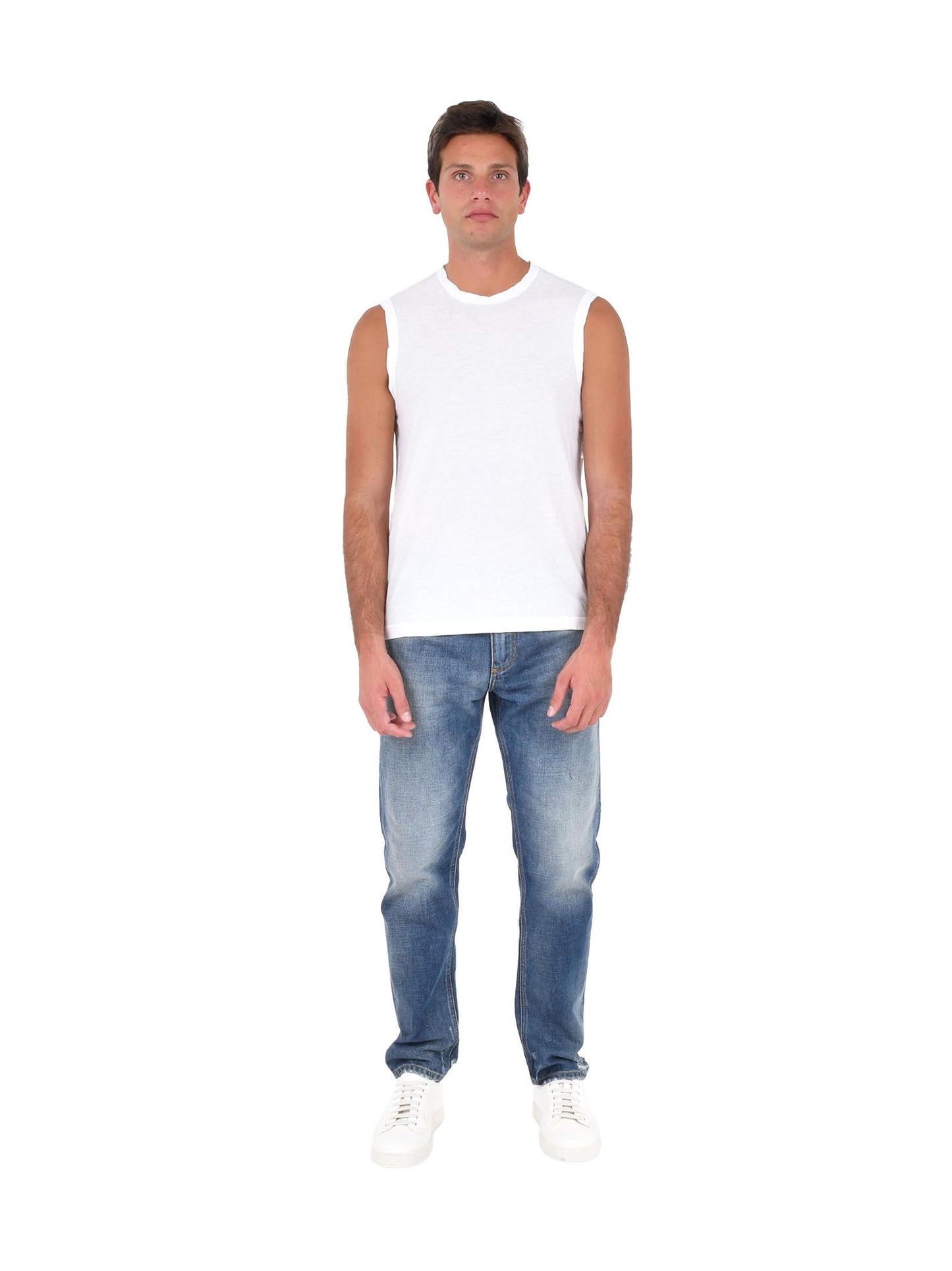 Top LA Muscle James Perse MKJ3632 WHT James Perse 