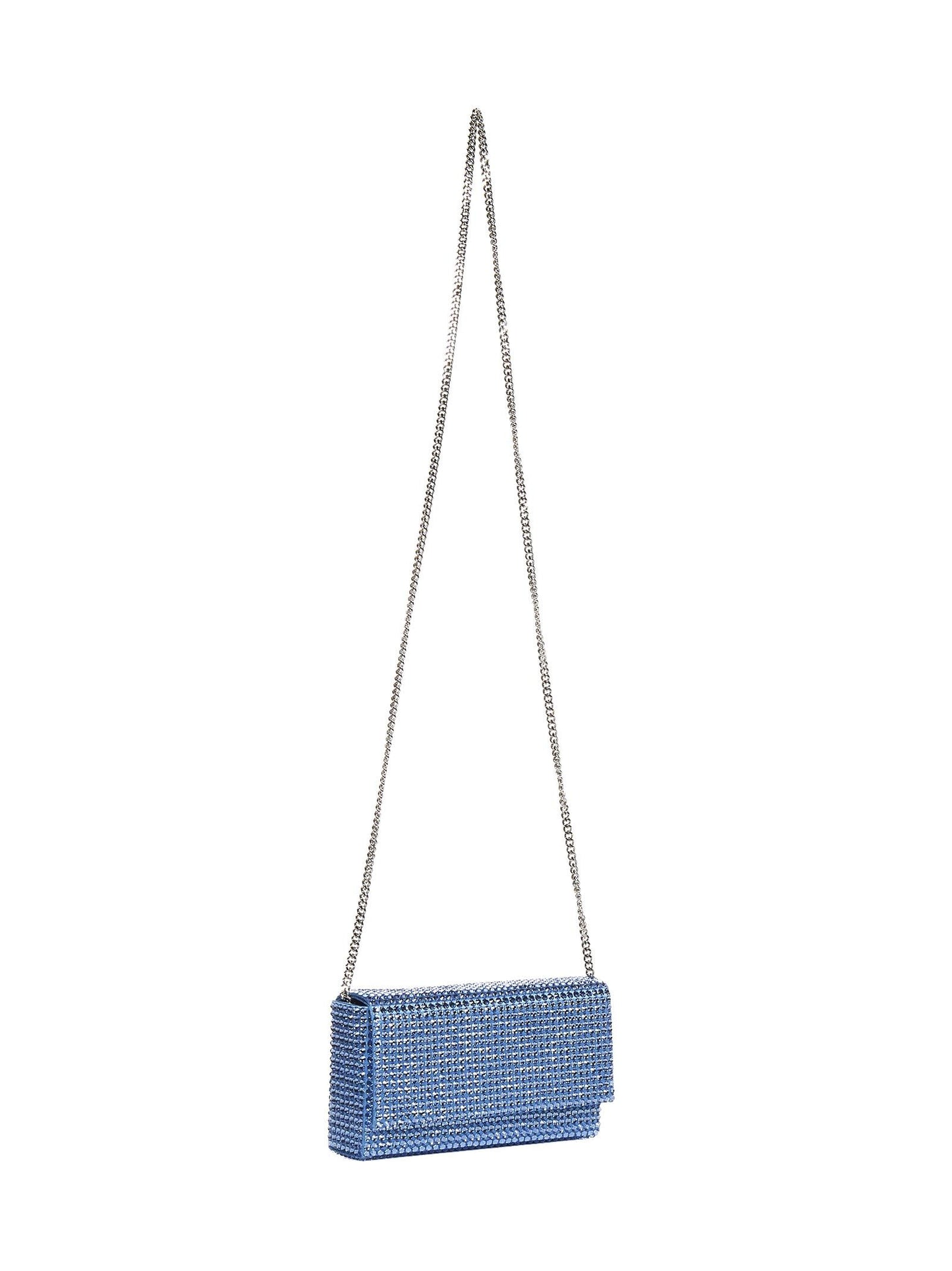 Clutch SUPER AMINI PALOMA Amina Muaddi SUPERAMINIPALOMA BLUE Amina Muaddi 