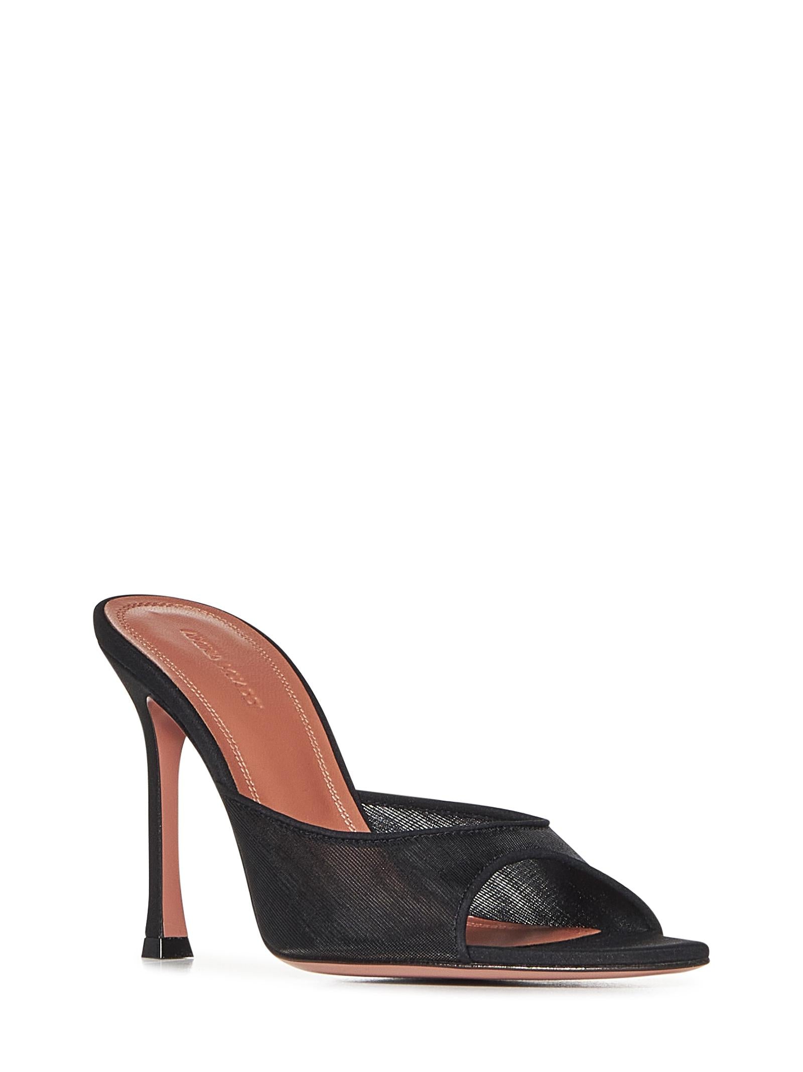 Amina Muaddi ALEXAMESHSLIPPER95BLACK