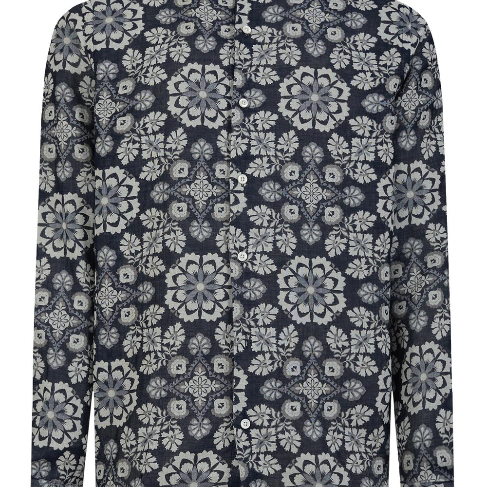 Camicia Gazzarrini x Michele Franzese CE291G BLU Gazzarrini x Michele Franzese 