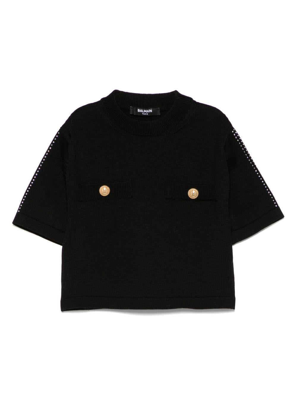 T-shirt Balmain Paris Kids BW9A61Z2843 930 Balmain Paris Kids 