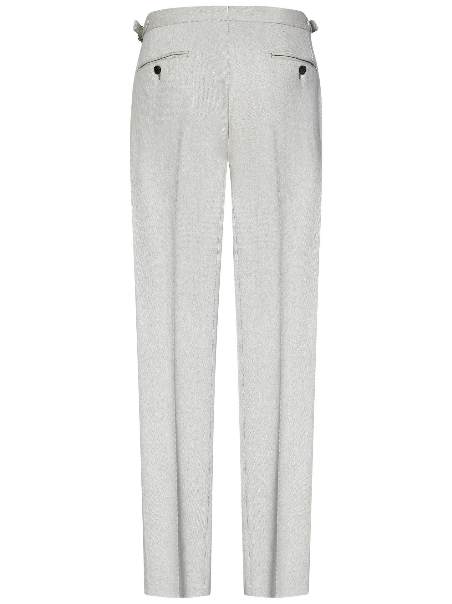 Pantaloni modello Stefano De Martino Franzese Napoli FMP445 CREAMBUFF Franzese Collection Pronta Sartoria 