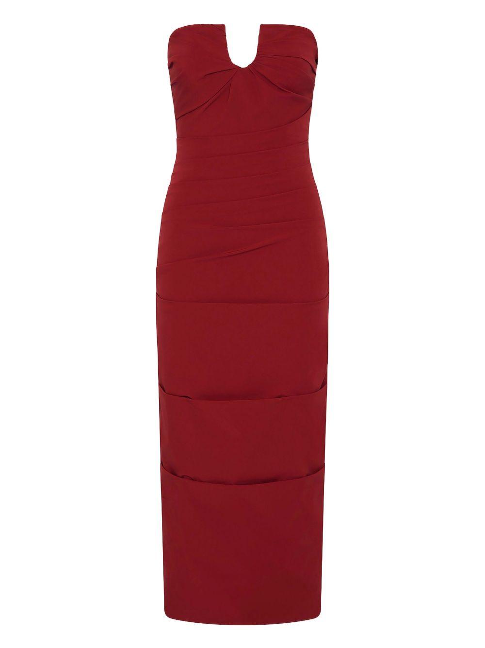 Abito Midi Freda Rachel Gilbert 26RRG62316 WINE Rachel Gilbert 