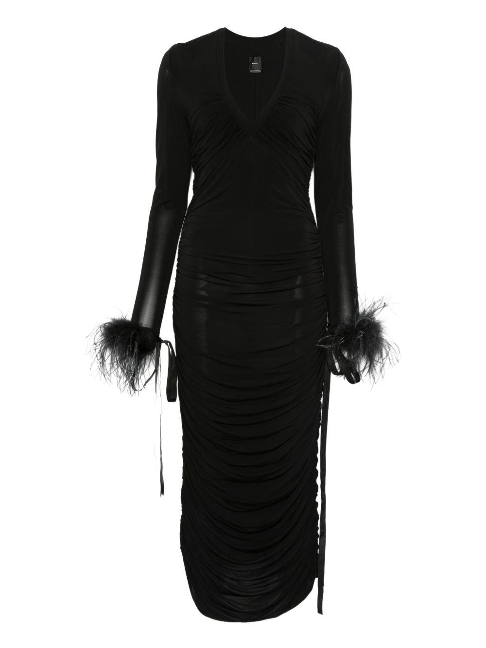 Abito Midi Pinko 105780A2GS Z99 Pinko 