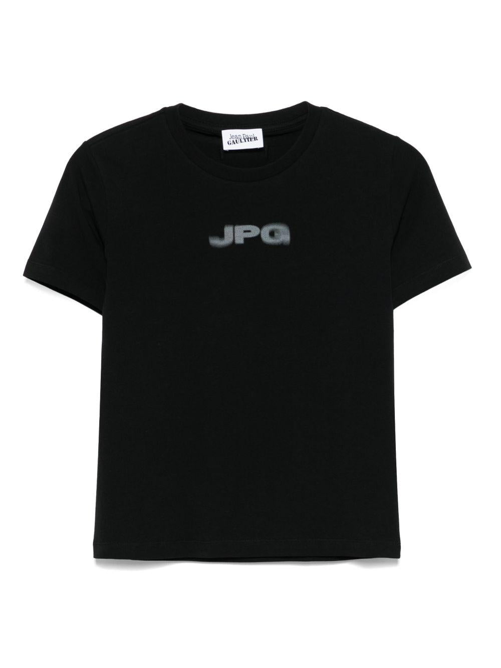 T-shirt The Black JPG Baby Tee Jean Paul Gaultier WTO300J002 0004 Jean Paul Gaultier 