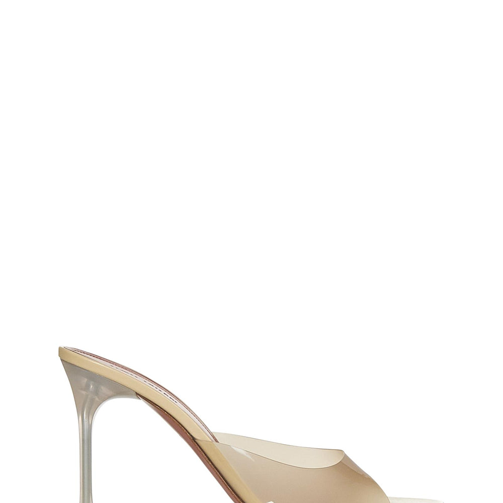 Sandali ALEXA GLASS SLIPPER 95 Amina Muaddi<BR/> ALEXAGLASSSLIPPER VANILLA Amina Muaddi 