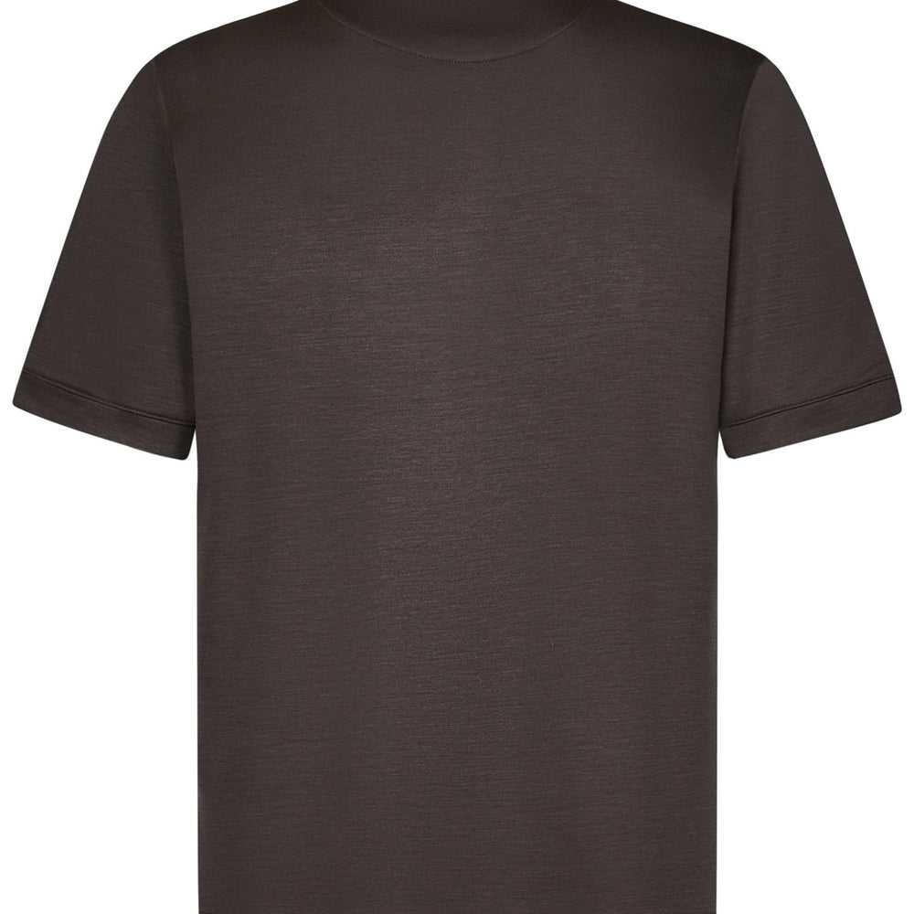 T-shirt modello Capital Franzese Napoli MF0202 MARRONE Franzese Collection Pronta Sartoria 