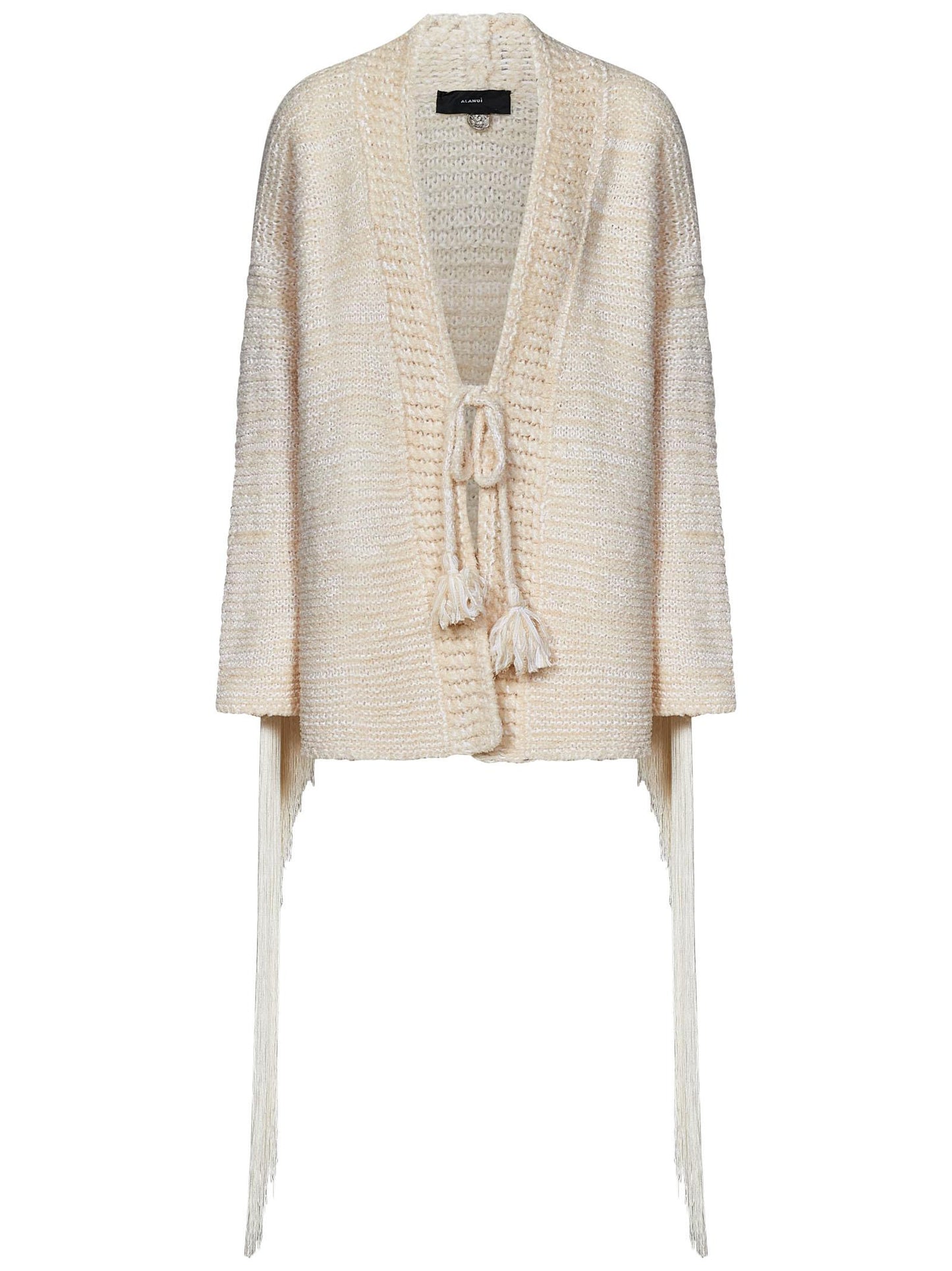 Cardigan Bright Hues Fringed Alanui<BR/> LWHB081R24KNI002 0303 Alanui 