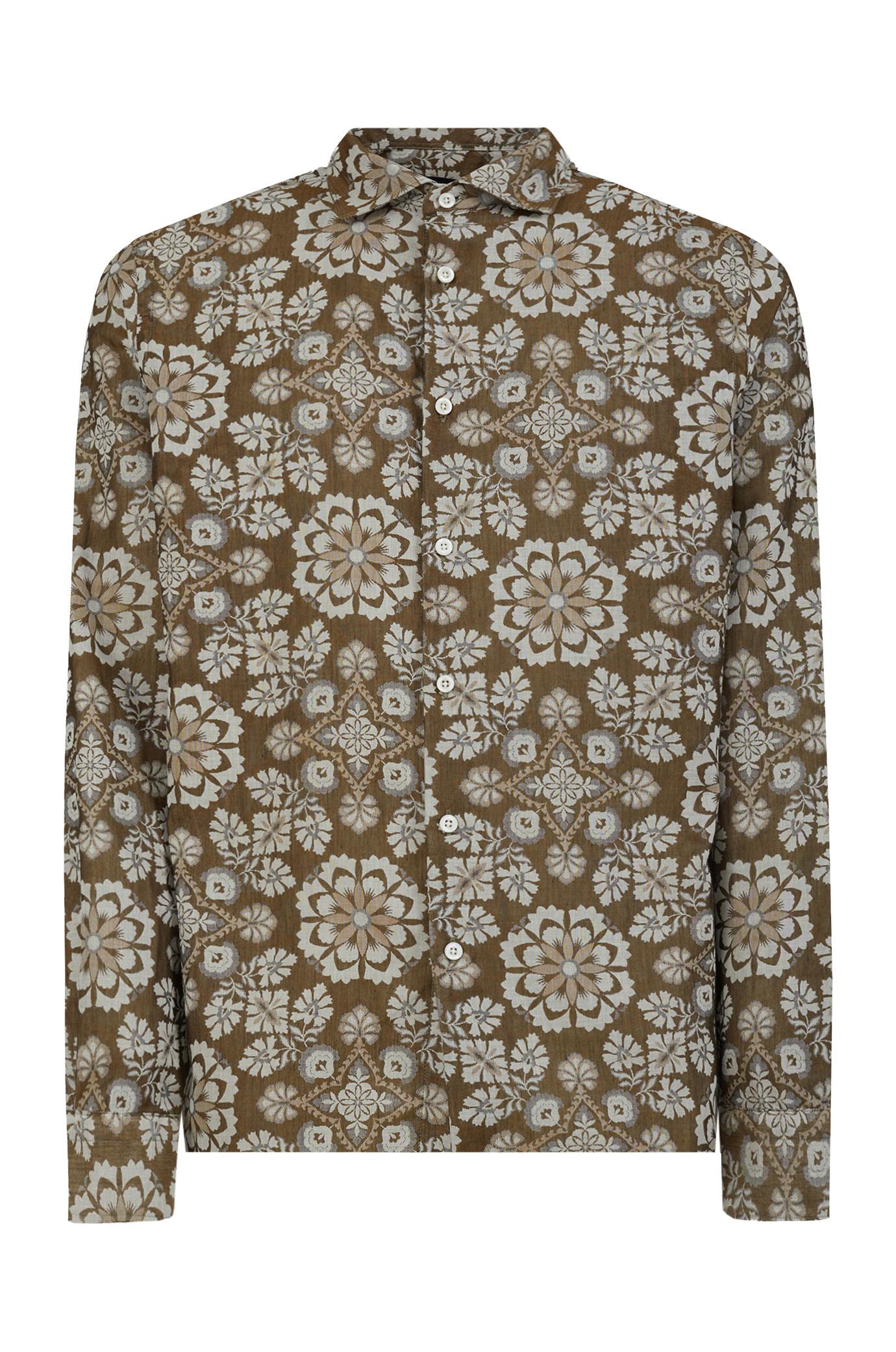 Camicia Gazzarrini x Michele Franzese CE291G FANGO Gazzarrini x Michele Franzese 