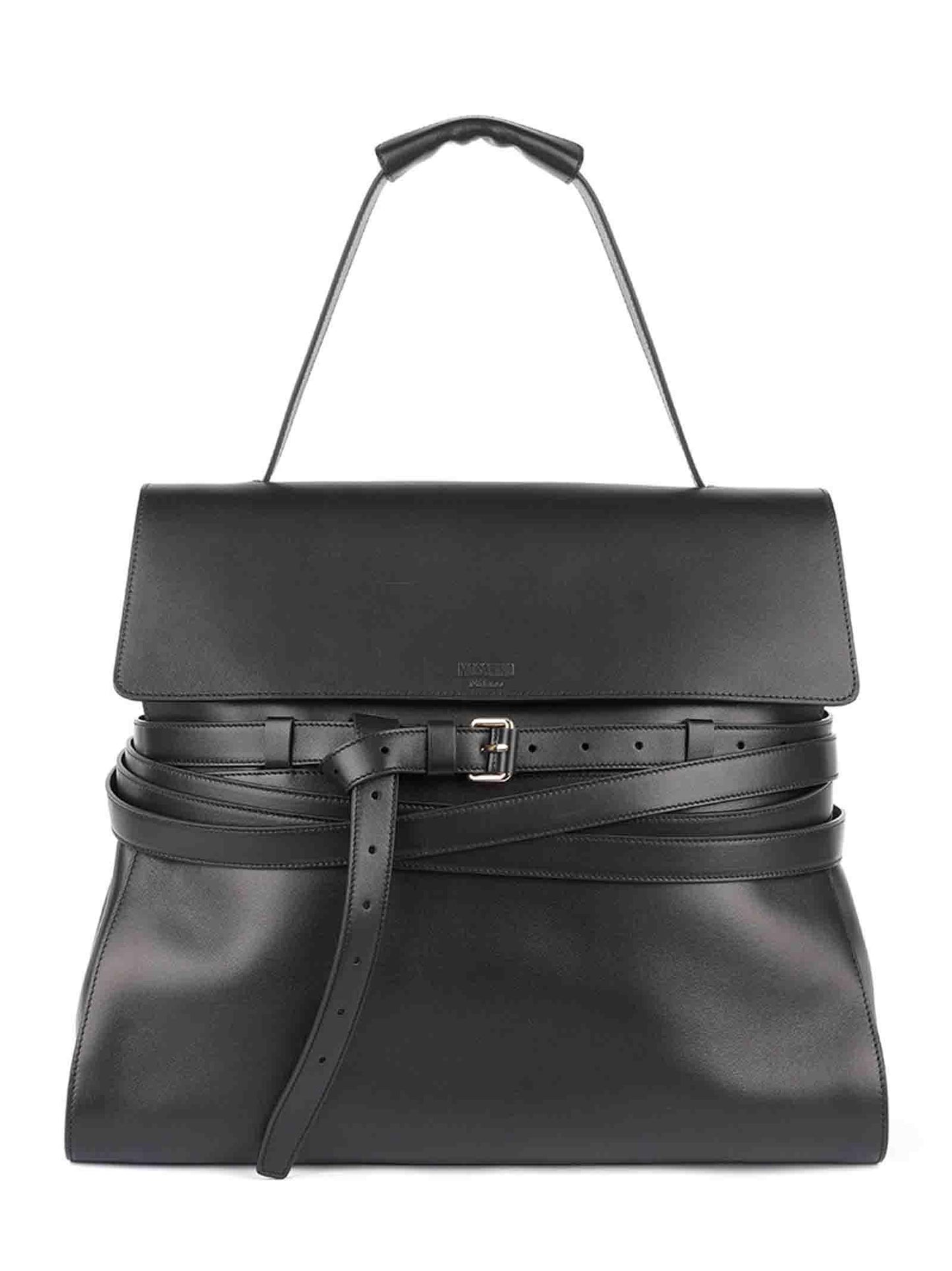 Borsa a mano Tie Me Media Moschino MC4162PP0NOA0000 NERO Moschino 