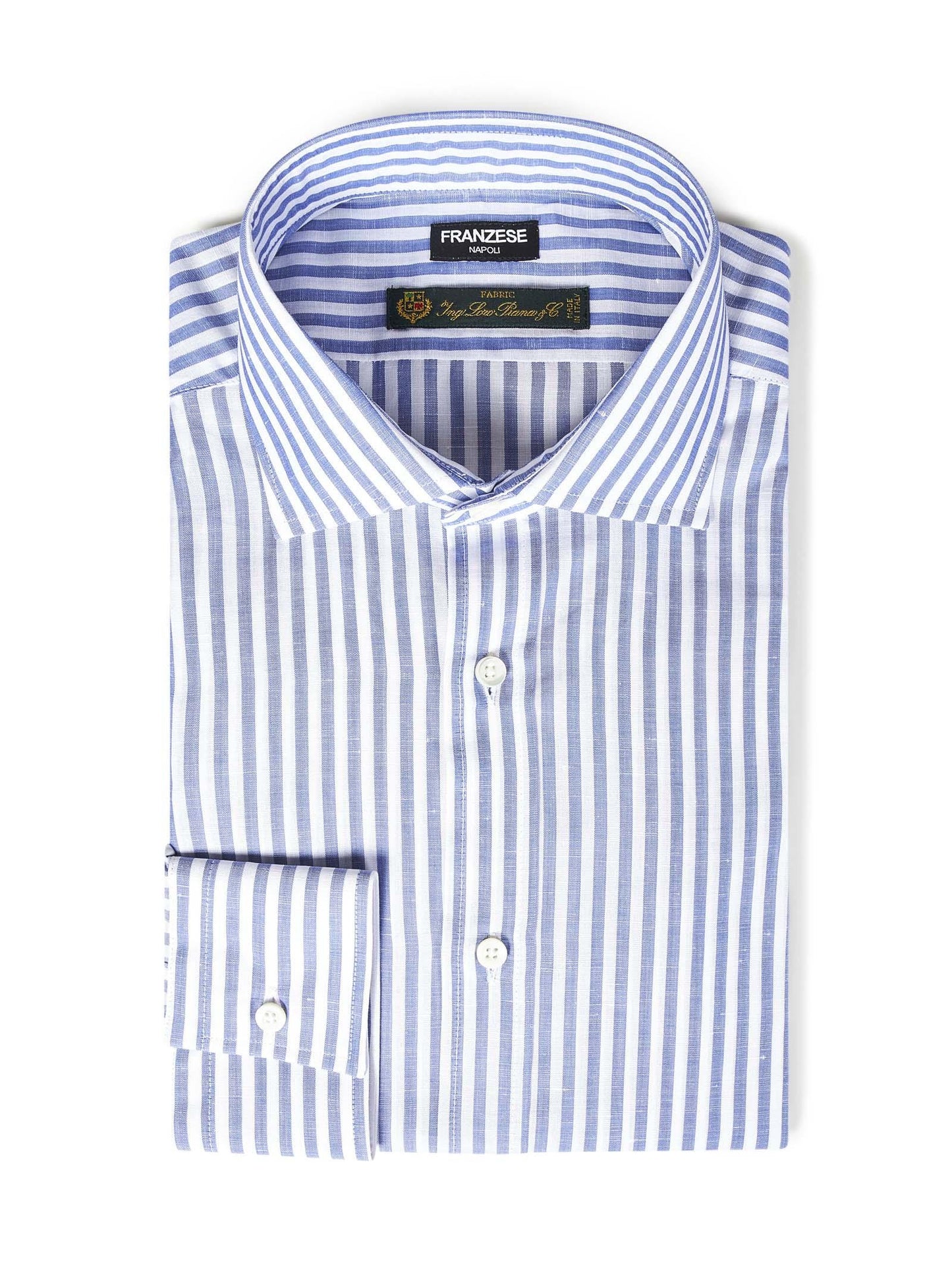 Camicia modello David Beckham Franzese Napoli FRAC4522 BAZZURRA Franzese Collection 