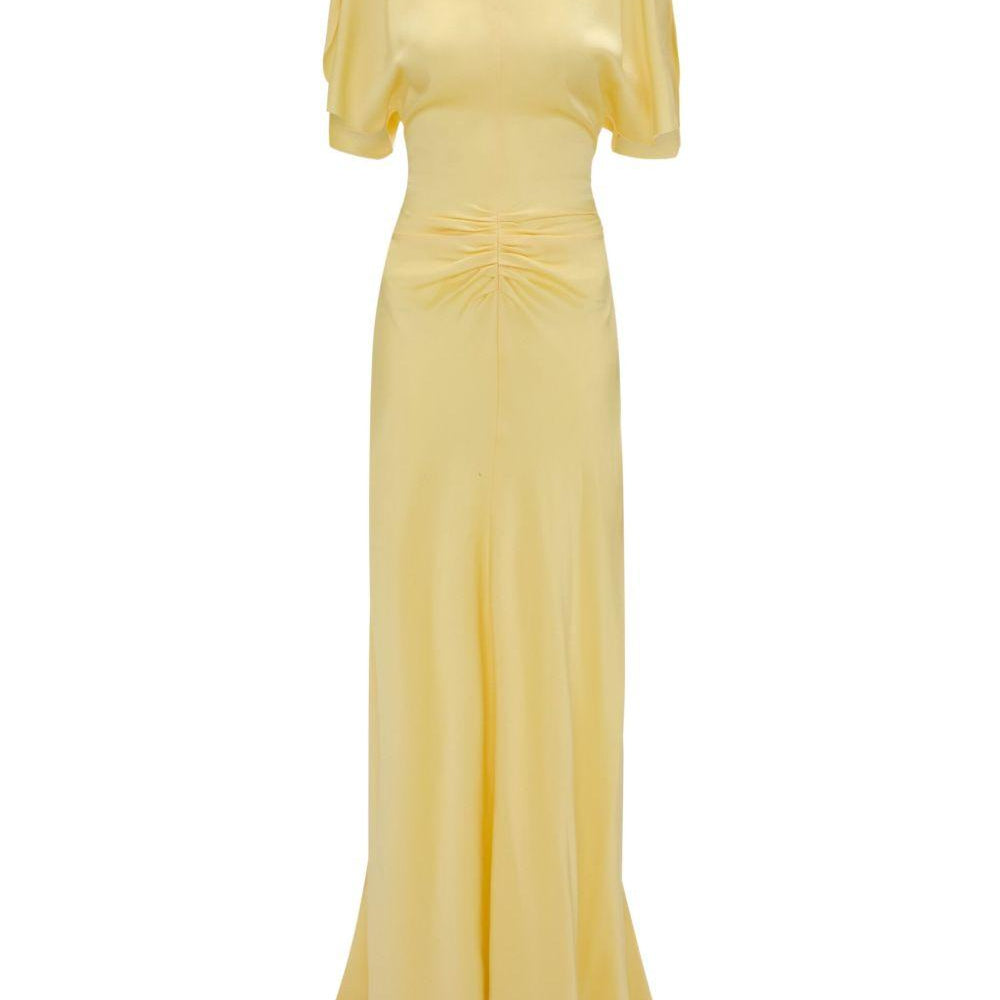 Abito Lungo Victoria Beckham 1425WDR007004A YELLOW Victoria Beckham 
