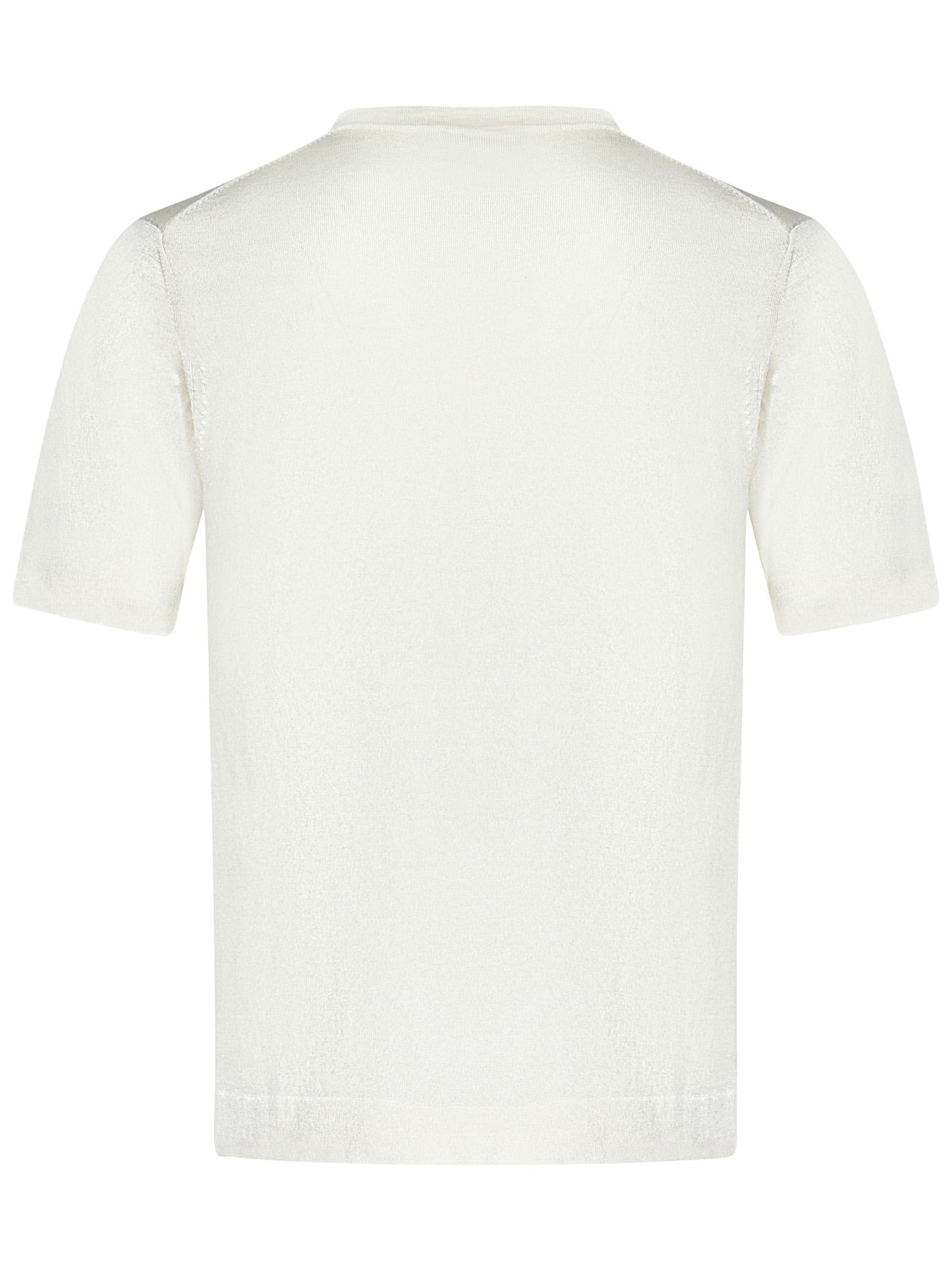 T-shirt modello nuvola Stefano De Martino Franzese Napoli FE6853C AVORIO Franzese Collection Pronta Sartoria 