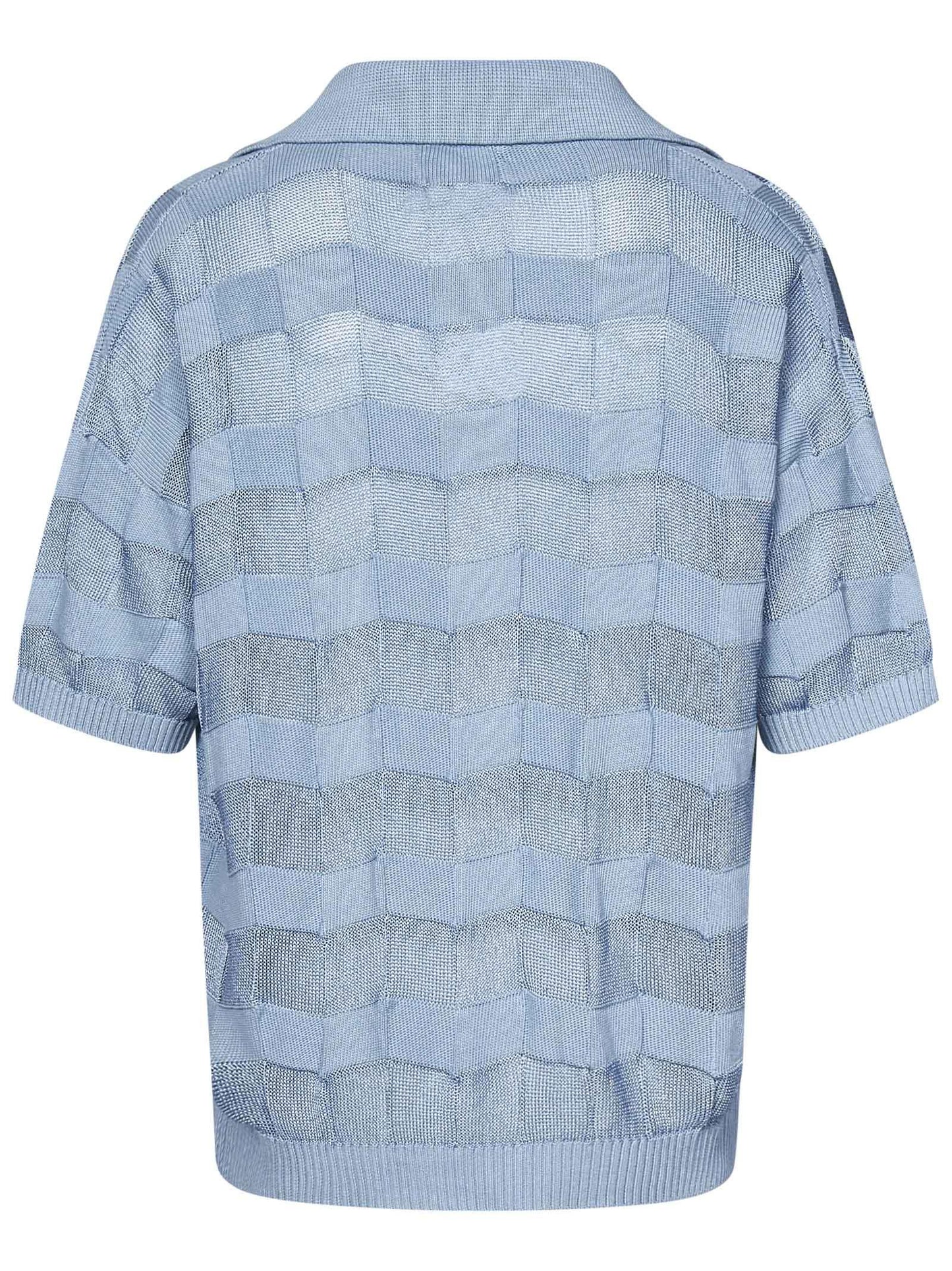 Bonsai Polo shirt SS25KN014 BLU Bonsai 