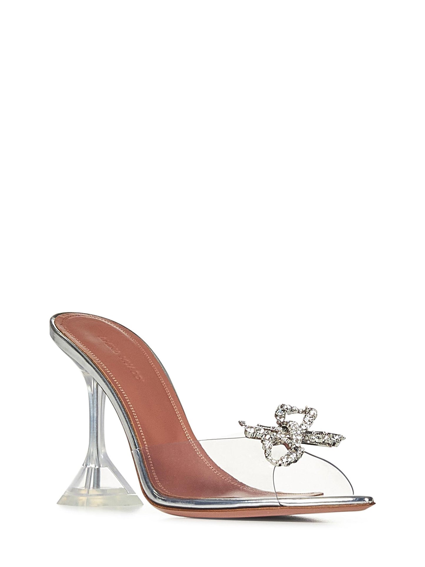 Sandali Rosie Glass Slipper Amina Muaddi ROSIEGLASSSLIPPER TRANSPARENT Amina Muaddi 