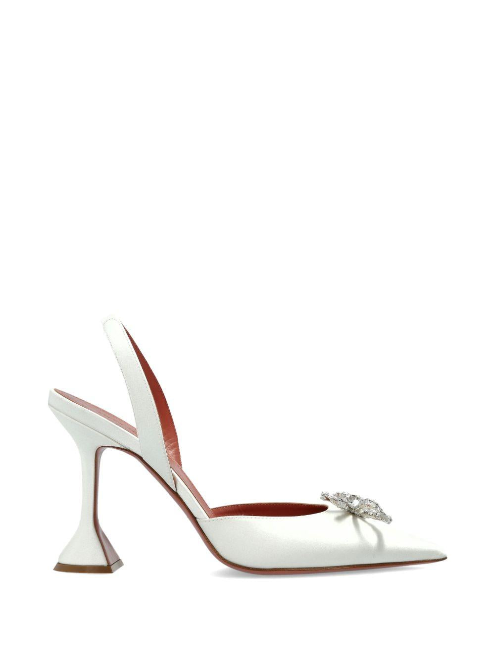 Décolleté Rosie Sling 95 Amina Muaddi ROSIESLING95 IVORY Amina Muaddi 