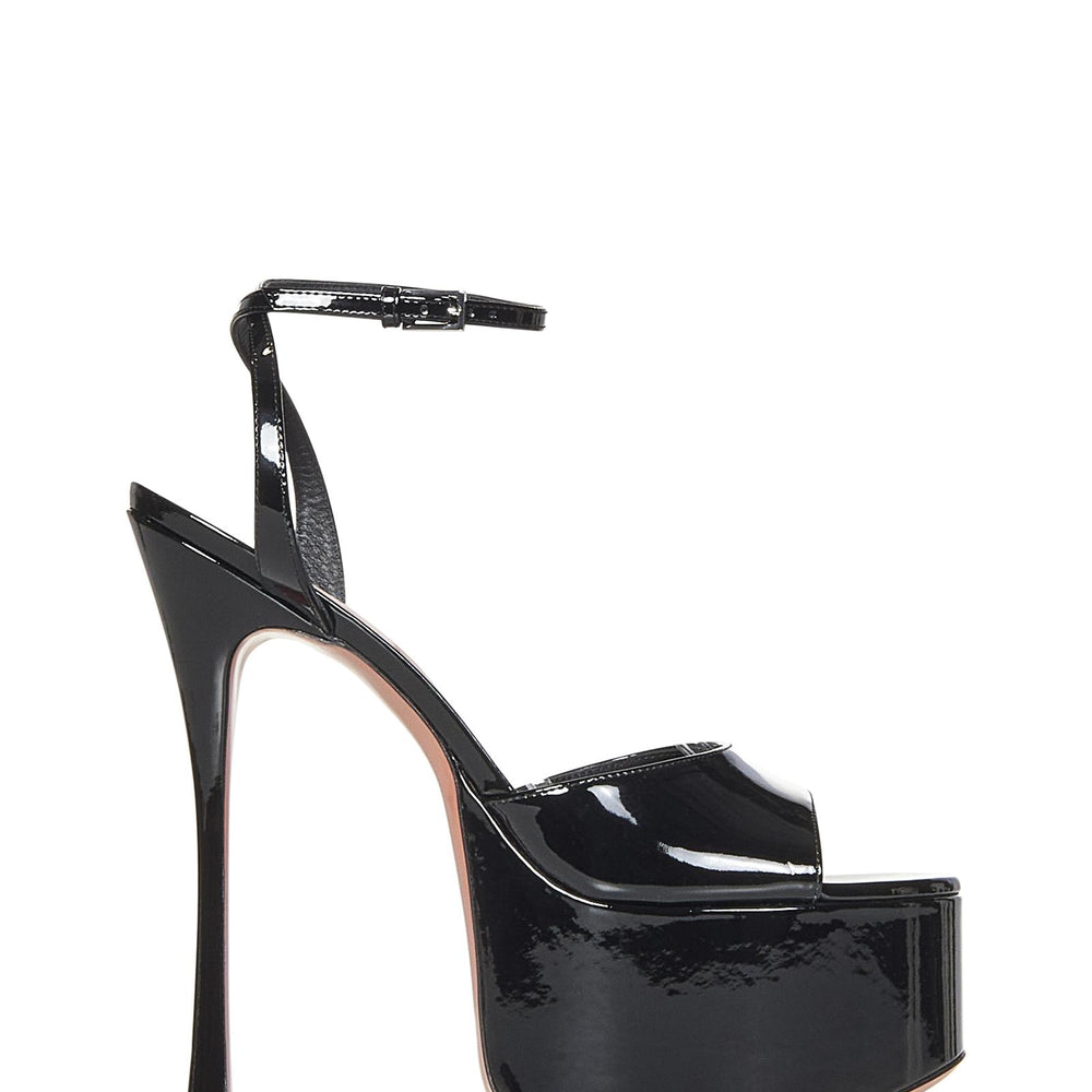 Amina Muaddi AYASANDAL155BLACK