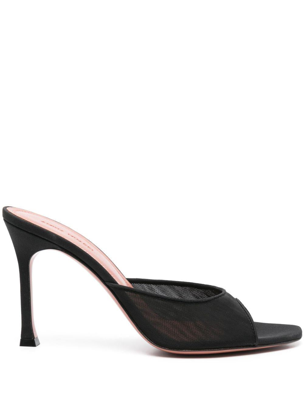 Sandali Alexa Mesh Slipper 95 Amina Muaddi ALEXAMESHSLIPPER95 BLACK Amina Muaddi 