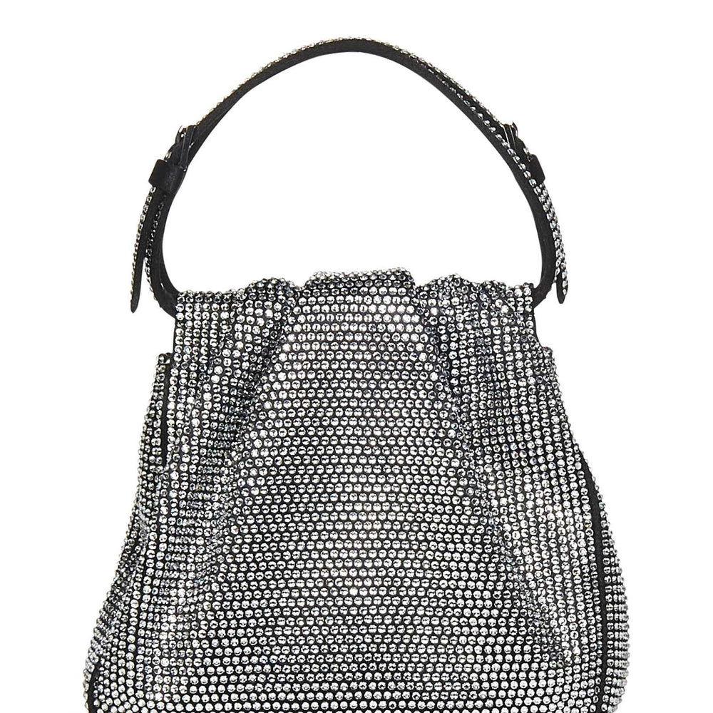 Borsa a mano Vittoria Full Crystal Amina Muaddi VITTORIAFULLCRYSTAL BLACK Amina Muaddi 