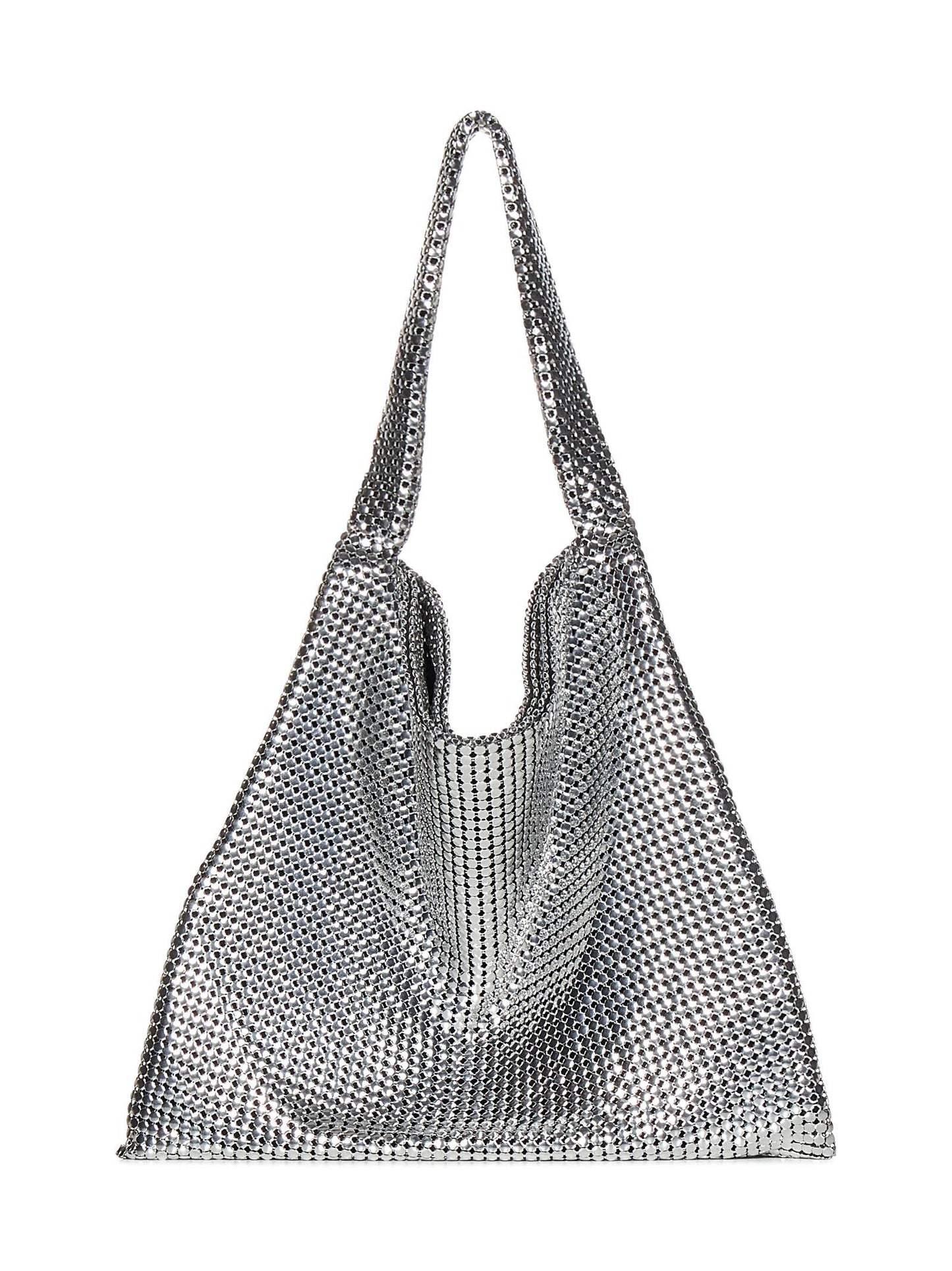 Borsa a mano XL Silver Pixel metallic Rabanne 24PSS0434MET607 P040 Rabanne 