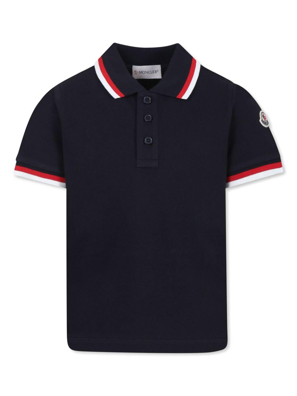 Moncler Enfant Polo Shirt 8A0000289ALK 778 Moncler Enfant 