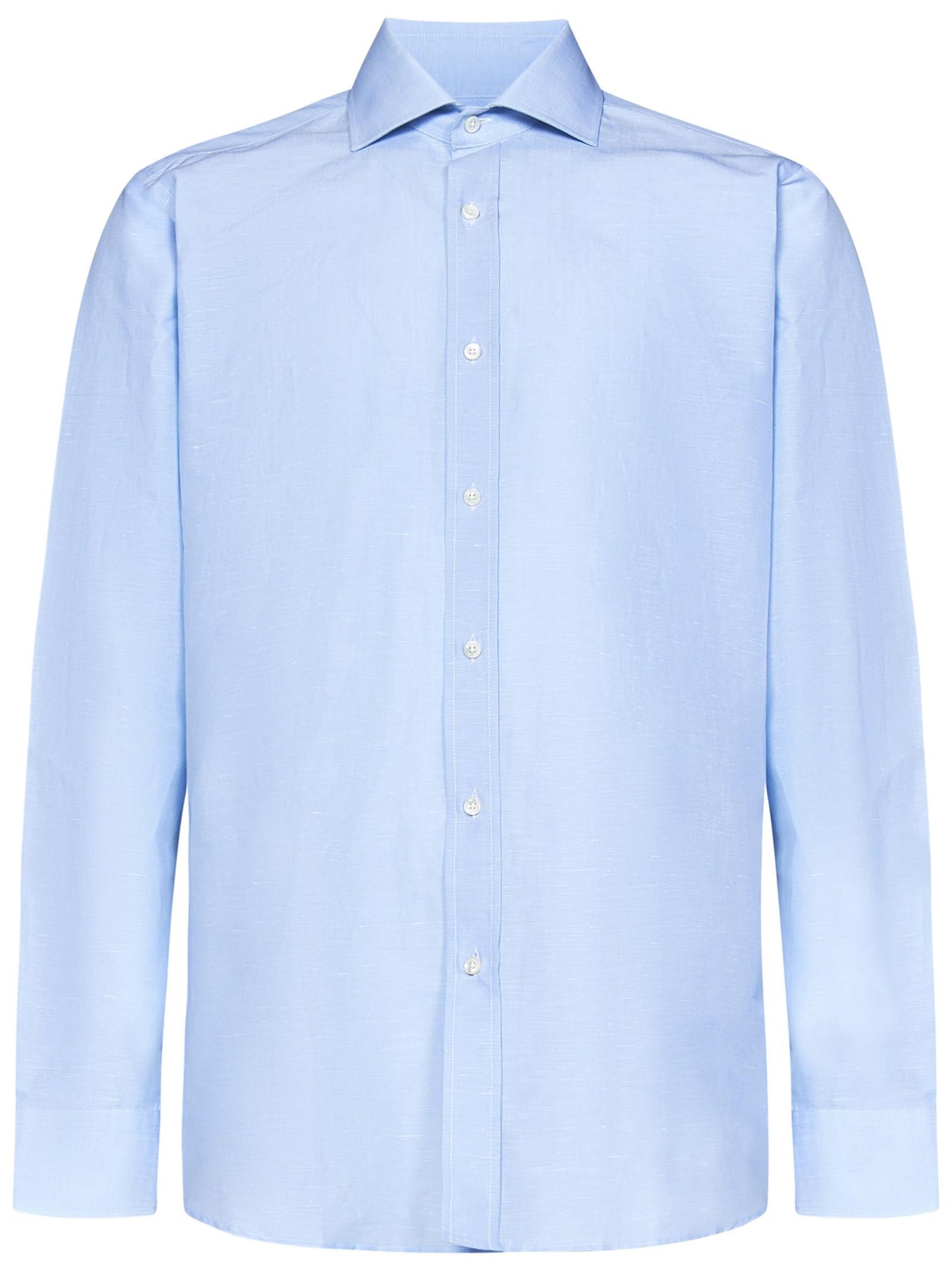 Camicia modello David Beckham Franzese Napoli FRAC4522 CELESTE Franzese Collection 