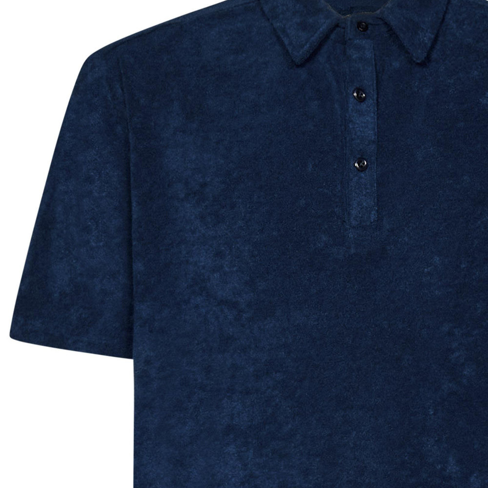 
                  
                    Polo Brad Pitt Franzese Napoli<BR/> FRAPL14 BLU Franzese Collection Pronta Sartoria 
                  
                