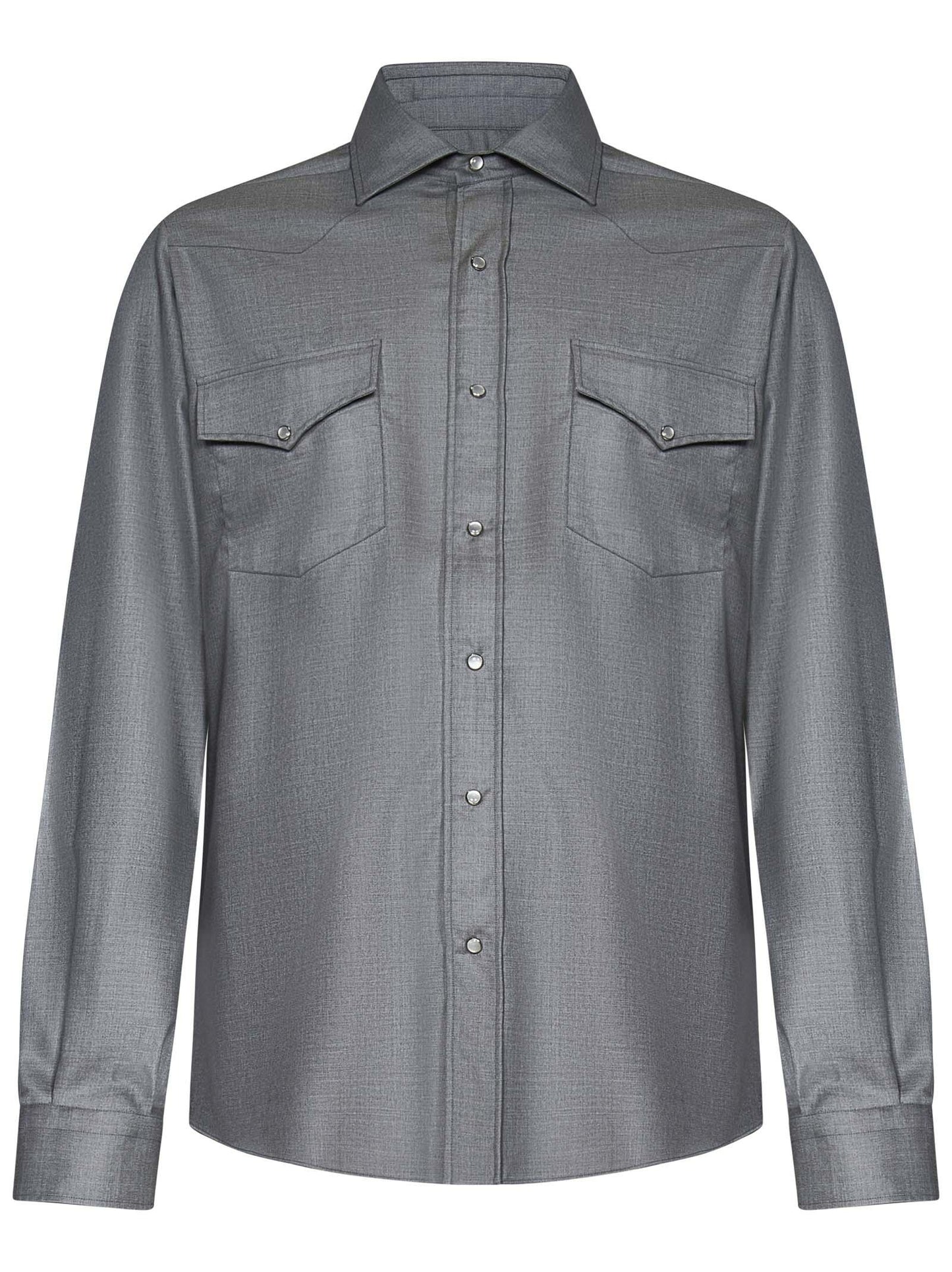 Camicia modello Gianni Agnelli Franzese Napoli 321850 GRIGIO Franzese Collection 