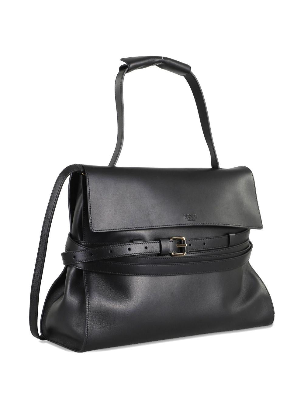 Borsa a mano Tie Me Media Moschino MC4162PP0NOA0000 NERO Moschino 