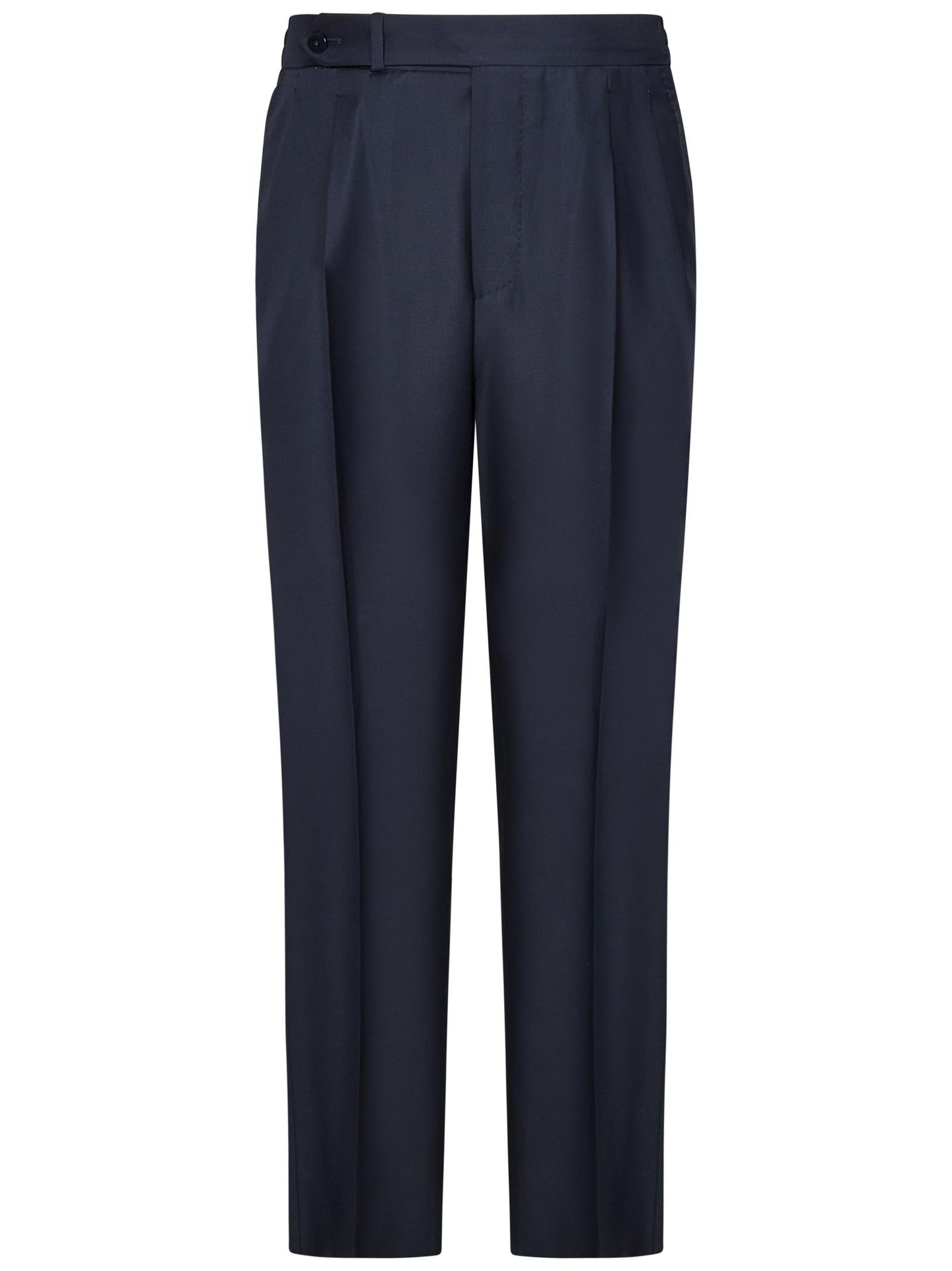 Pantaloni modello Capri Franzese Napoli FCT1456 BLU Franzese Collection Pronta Sartoria 