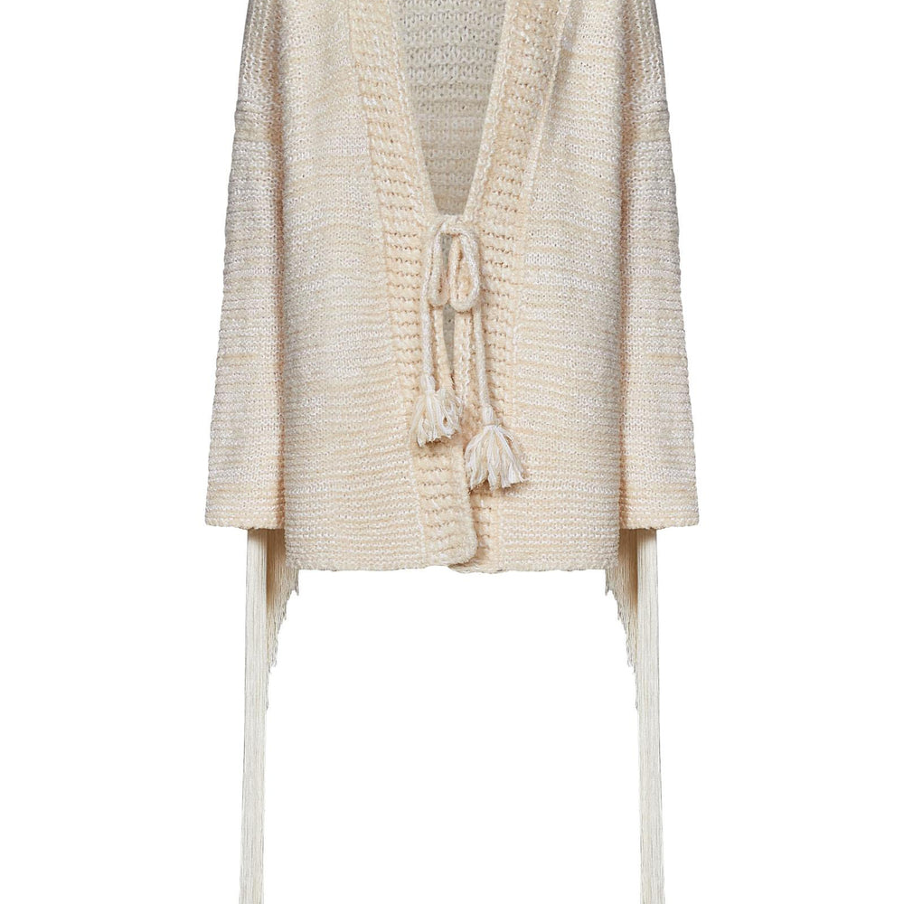 Cardigan Bright Hues Fringed Alanui<BR/> LWHB081R24KNI002 0303 Alanui 