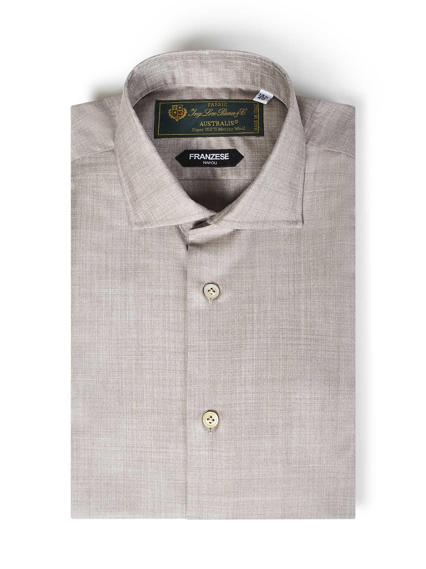 Camicia modello Donald Trump Franzese Napoli LIF321850 BEIGE Franzese Collection 