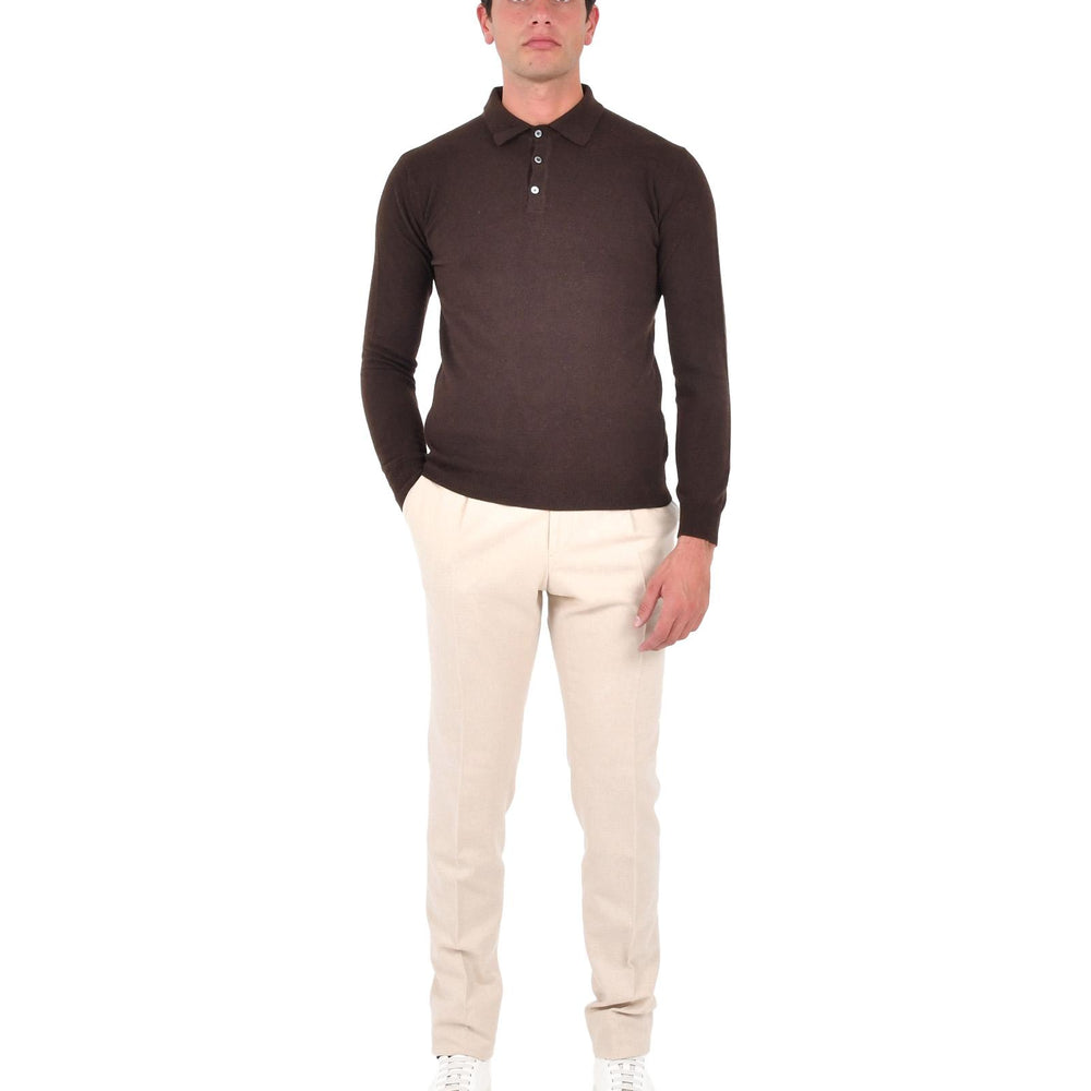 Maglia modello Stefano De Martino Franzese Napoli MA7069W26 MORO Franzese Collection Pronta Sartoria 