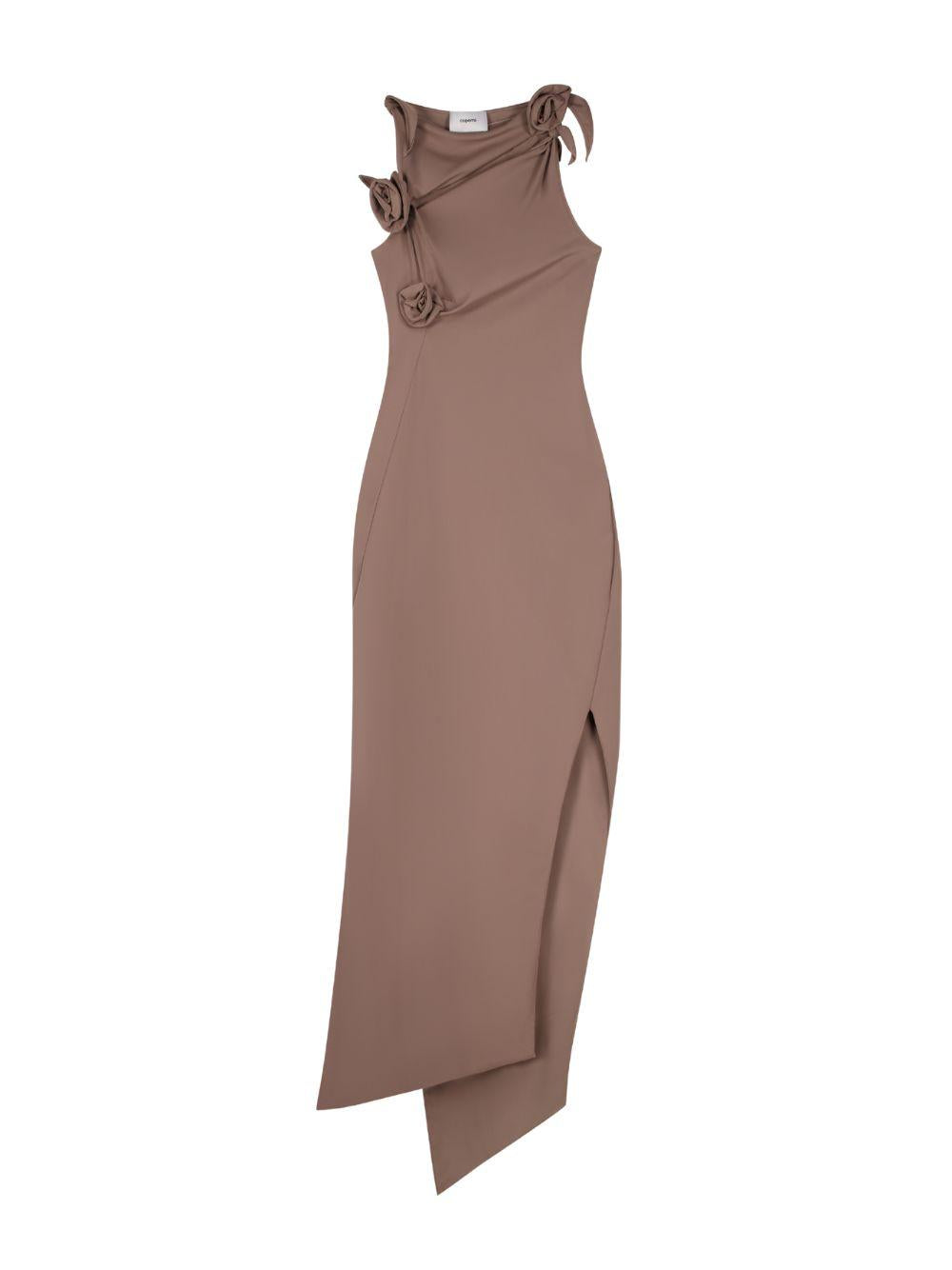 Abito Lungo Flower Coperni COPR44F5021 BROWN Coperni 