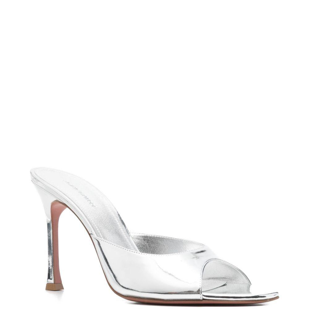 Sandali Alexa Slipper 95 Amina Muaddi ALEXASLIPPER95 MIRRORSLIVER Amina Muaddi 