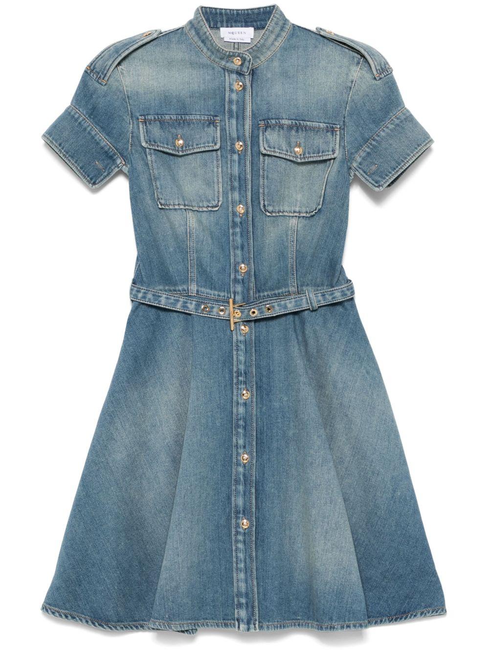 Abito Mini Alexander McQueen 816098QMAC3 4315 Alexander McQueen 
