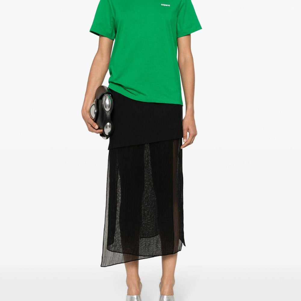 T-shirt Logo Boxy Coperni COPJS03504 GRN Coperni 