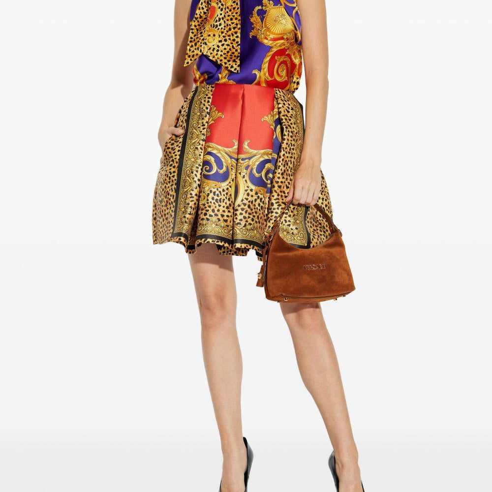 Gonna Mini Cheetah Barocco Versace 10219881A16247 5R730 Versace 