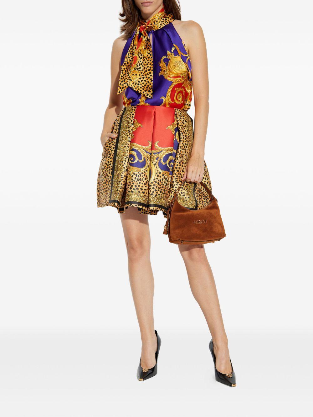Gonna Mini Cheetah Barocco Versace 10219881A16247 5R730 Versace 