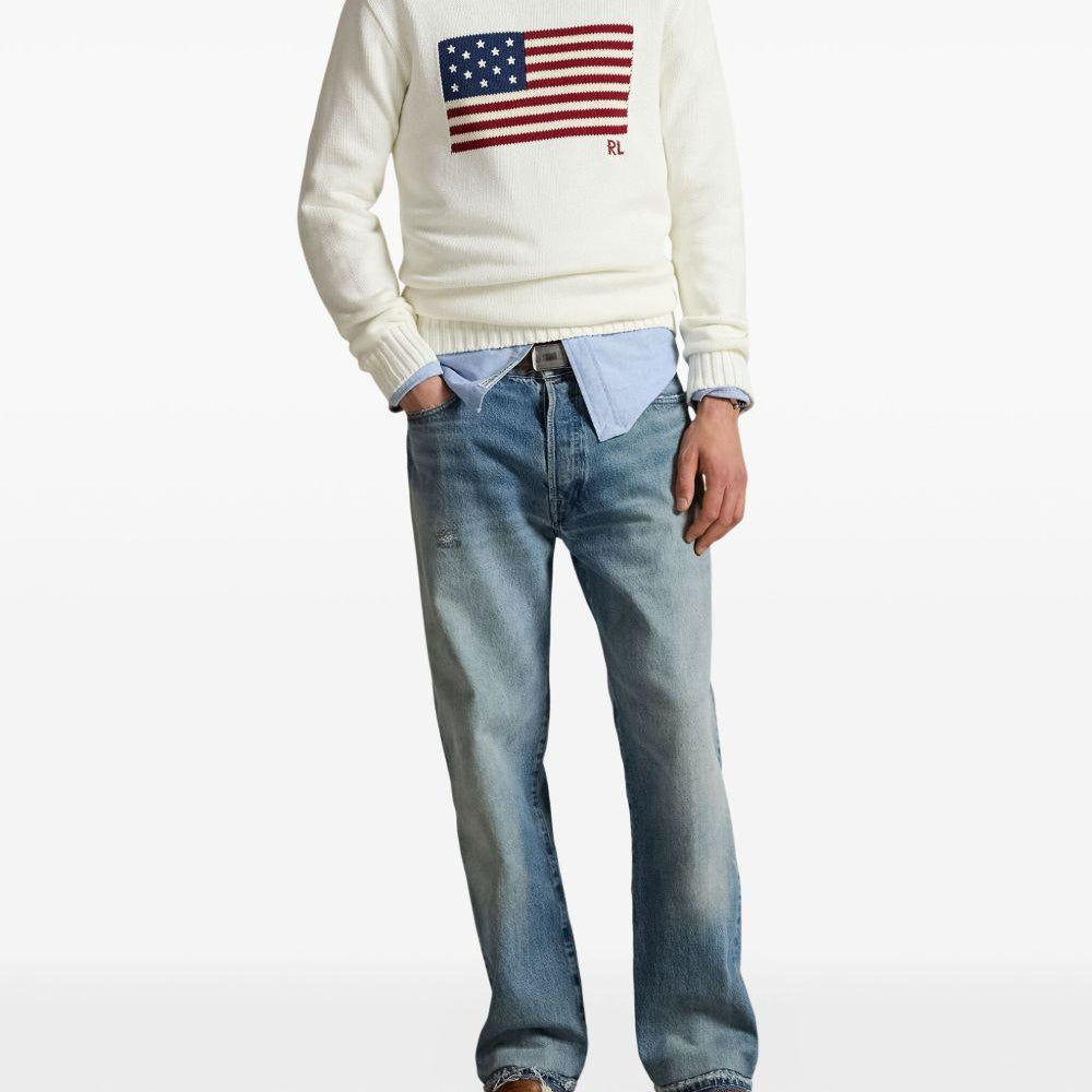 Maglia L'iconica maglia con bandiera Polo Ralph Lauren 710718281 009 Polo Ralph Lauren 