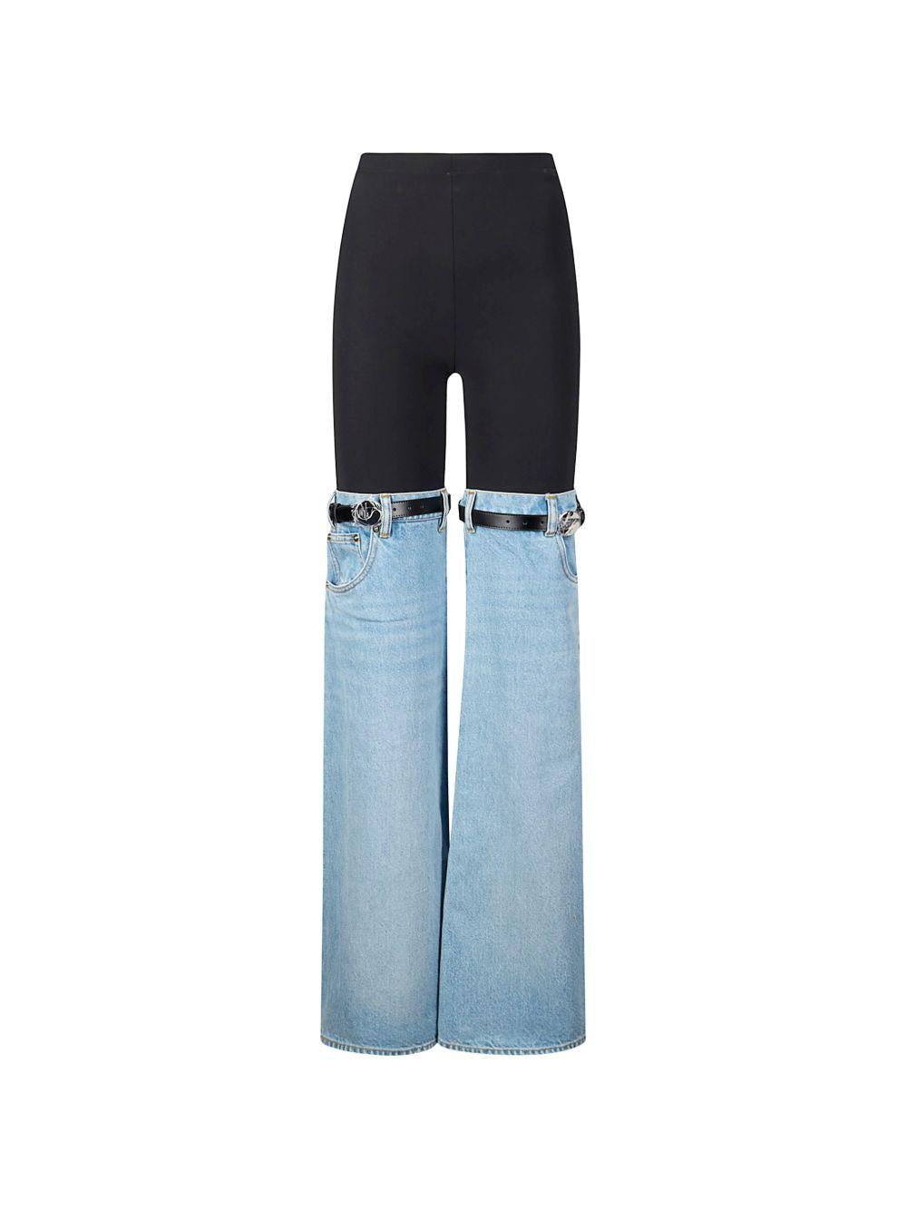 Pantaloni Hybrid Coperni COPP24BISF2054 BLKBLU Coperni 