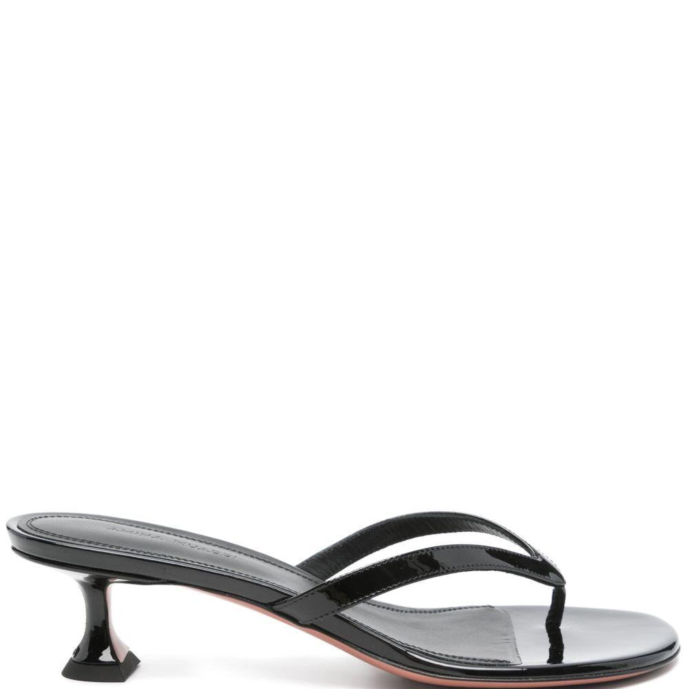 Amina Muaddi JULIETTETHONG45PATENTBLACK