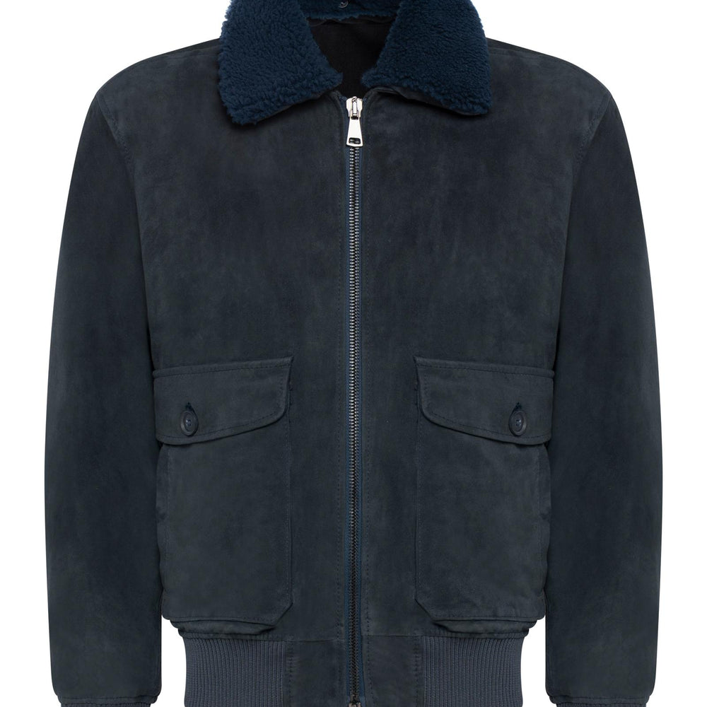 Giubbino modello Rolls Royce Franzese Napoli DF879 BLU Franzese Collection Pronta Sartoria 