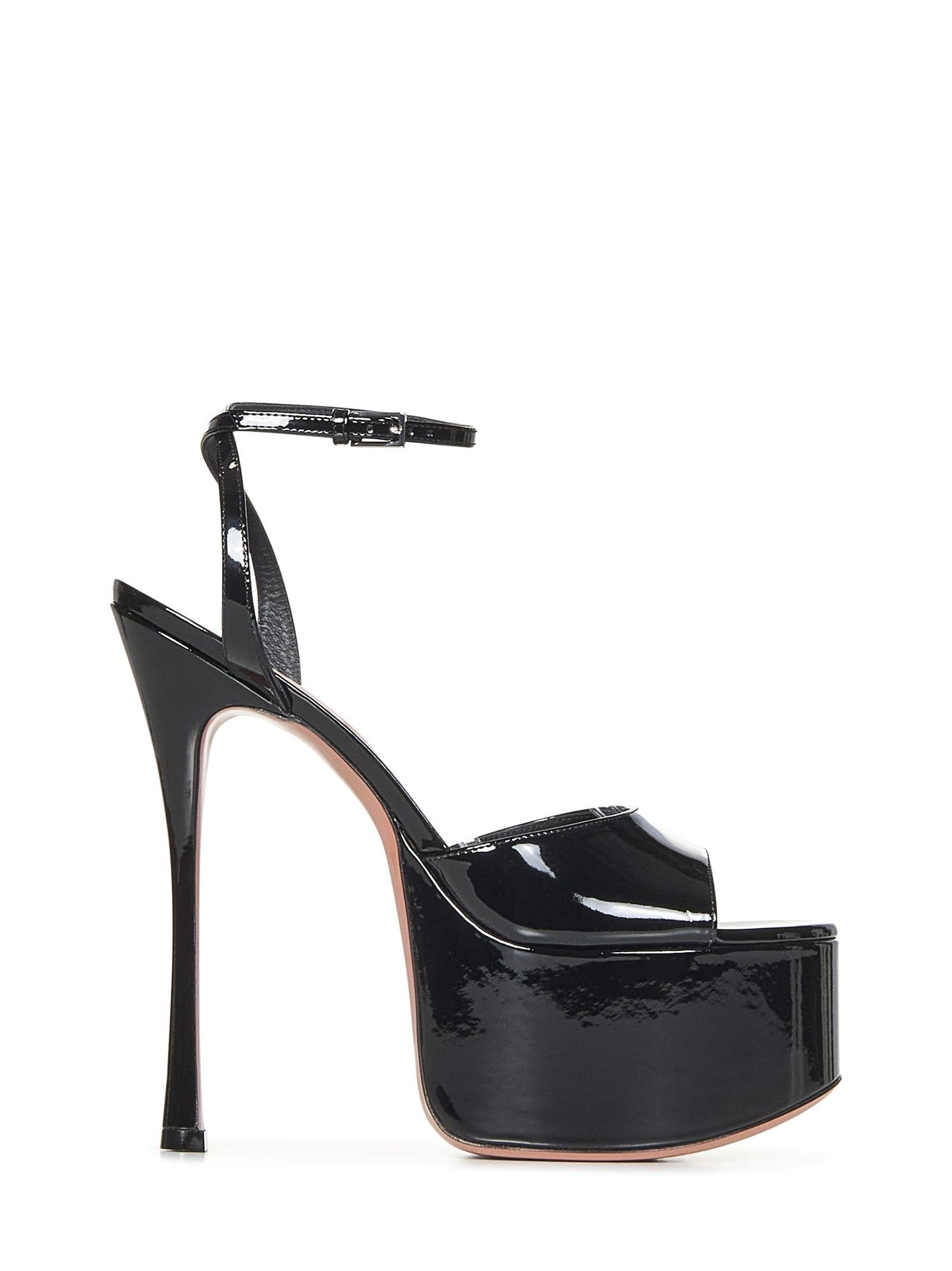 Amina Muaddi AYASANDAL155BLACK